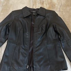 Leather jacket petite