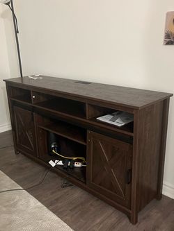 Farmhouse tv stand for 65” 75” TV