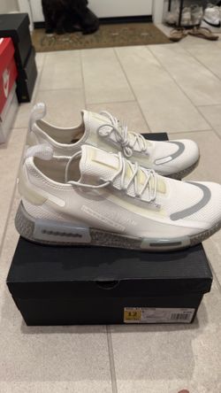 Adidas NMD_R1 Spectoo White Sneakers Size 12M