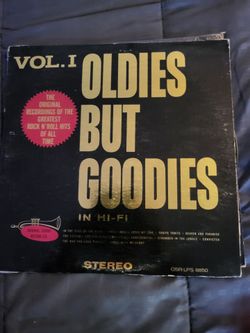 Oldies but Goodies volume 1 Vinyl album great condition  OLD SCHOOL OLDIES 12"