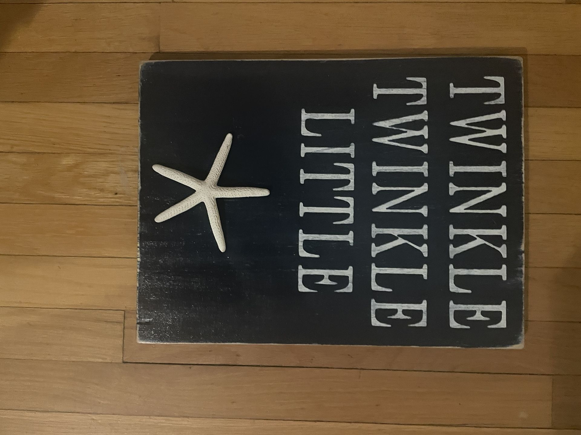 Twinkle Twinkle Little Star Sign