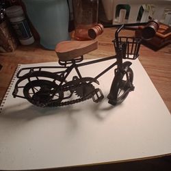 Collectible Cast Metal Bike 11 X 7 In.