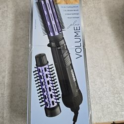 Conair Hot Air Styler Voluminous Curls & Waves 1.5" Curling & 1" Bristle Brush