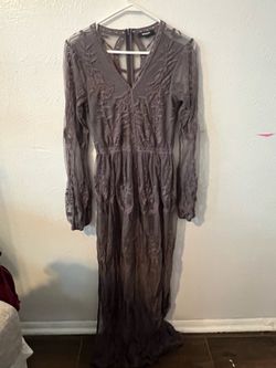 Embroidered Maxi Dress – Size M