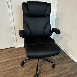 Office Chair, Ergonomic Big and Tall Computer Desk Chairs, Executive Breathable Leather Chair