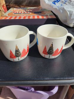 2 Starbucks Coffee Cups