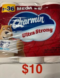 Charmin Ultra Strong Mega Roll Toilet Paper 9-Pack