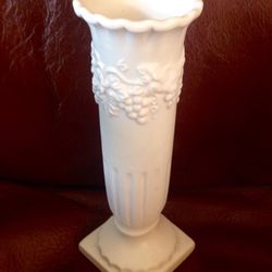 Vintage Inarco Bud Vase with Grape Bunches, Leaves & Vines