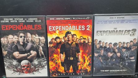 3 movies The Expendables DVD