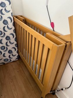 Wooden Baby Crib Side Panel
