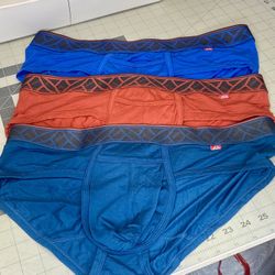 Krakatoa men's underwear Large Penatubo briefs with Horizontal Fly Micro Modal