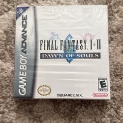 Final Fantasy 1 / 2 Dawn Of Souls For Gameboy Advance