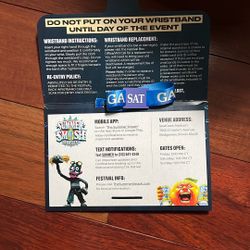 Sat Summer Smash Wristband