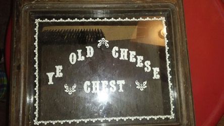 Old antique collectible chess box for that low