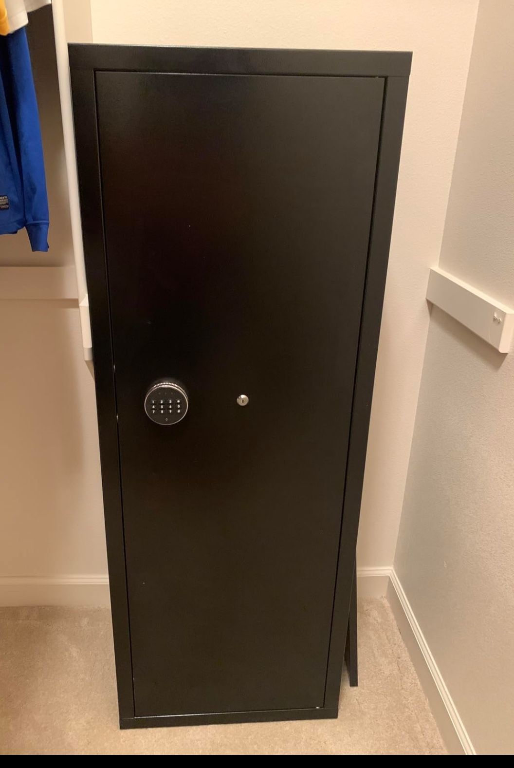 10-15 Rifle Gun Safe, Fireproof Home Safe for Rifles and Pistols, Large Unassembled Rifle Safe with 3 Removable Gun Racks,Digital Rifle Safes with 4 P