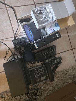 Office phones internet routers battery backup