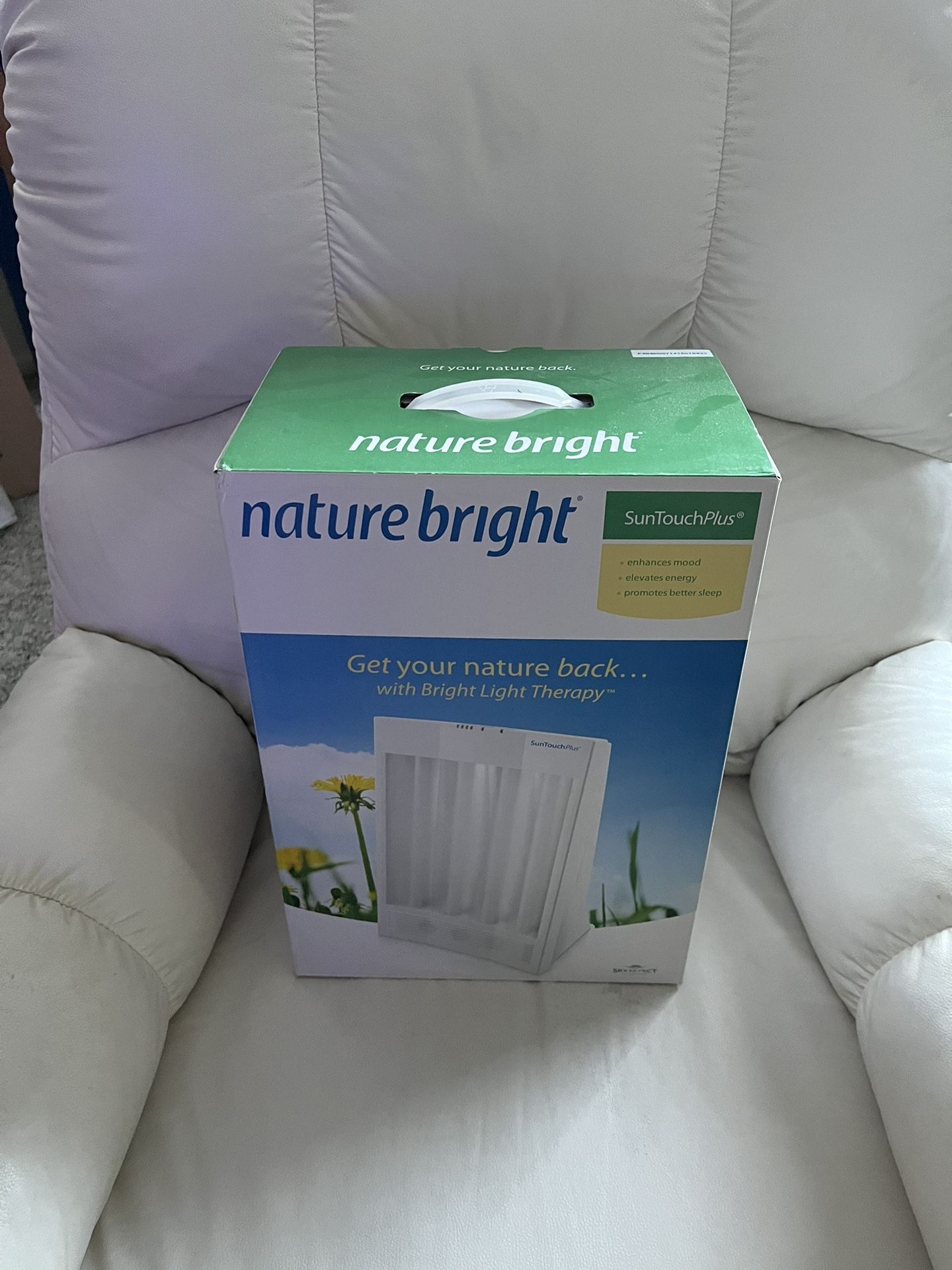 Nature Bright SunTouch Plus Light + Ion Therapy | Light Therapy Lamp.
