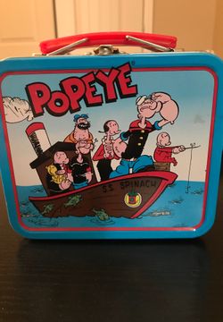 Vintage Popeye mini lunchbox