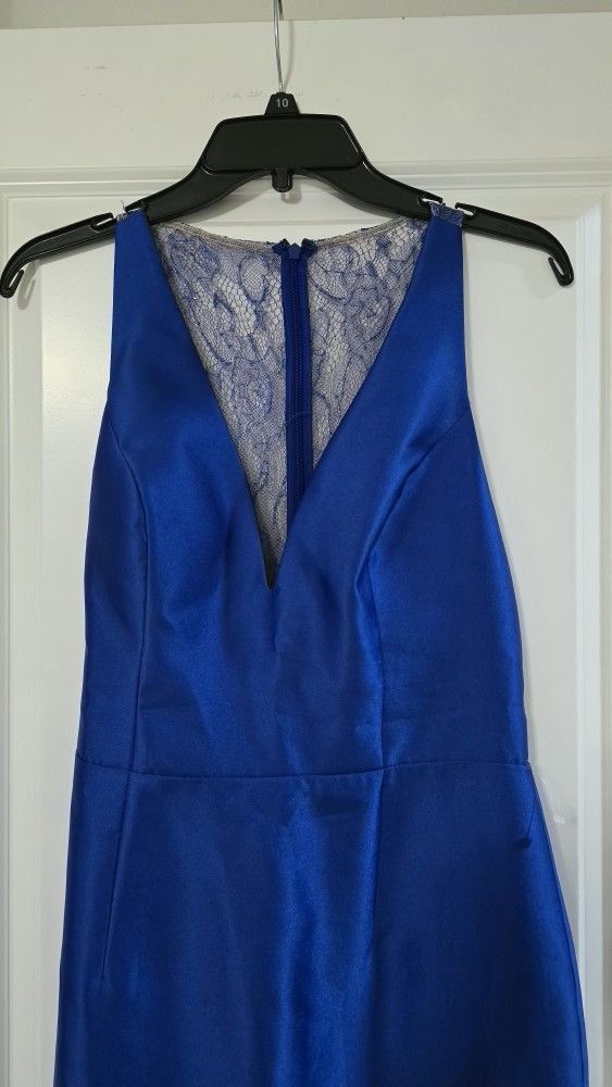 Adrianna Papell Royal Blue Mermaid Dress (US 6)