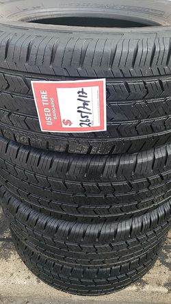 Four matching cooper tires for sale 265/70/17