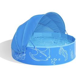  Foldable Kiddie Pool with Canopy
