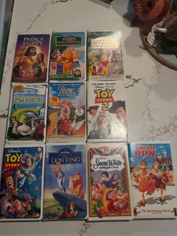10 Classic Disney Pixar DreamWorks VHS Movies : 6 Factory Sealed
