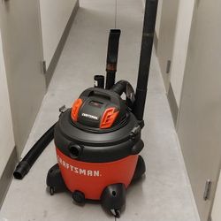CRAFTSMAN 16-Gallon Heavy-Duty Wet/Dry Shop Vac with Accessories