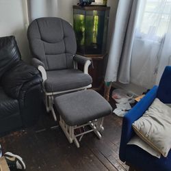 Nice Rocking Chair For Sale In Great Shape With Footstool