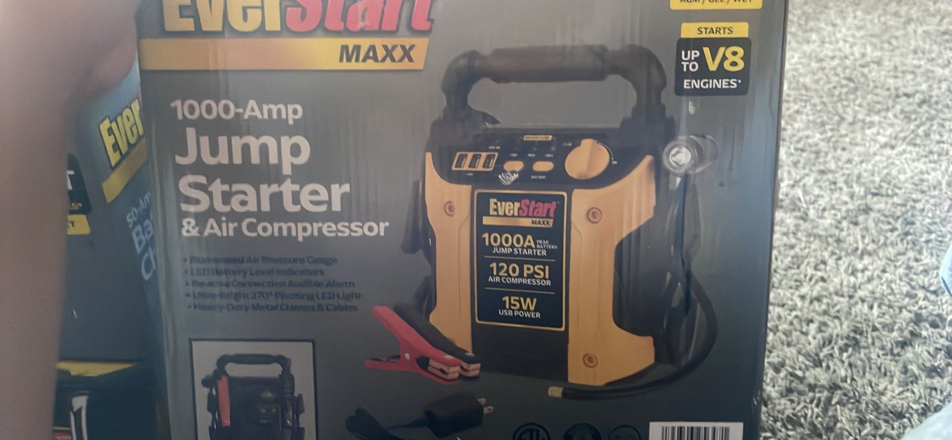 1000 Amp Jump Starter And Air Compresor