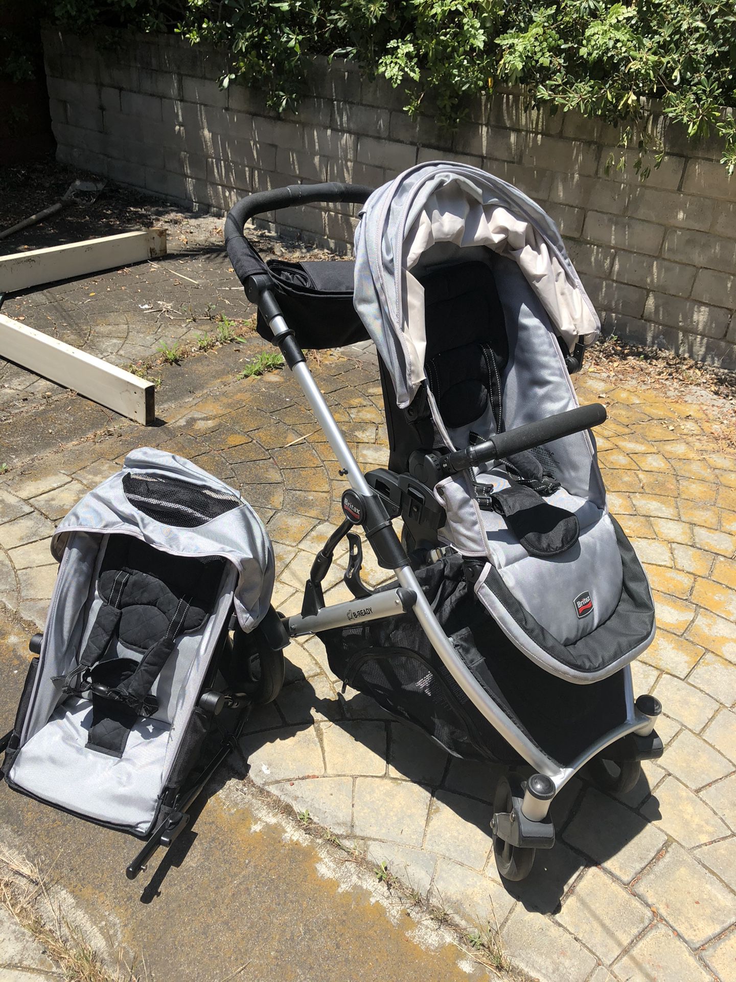 Double seated stroller