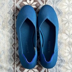 Rothy’s The Flat - Deep Ocean - Size 8