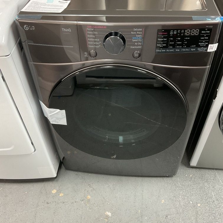 Lg Electric Dryer black steel Model DLEX4080B - 2692