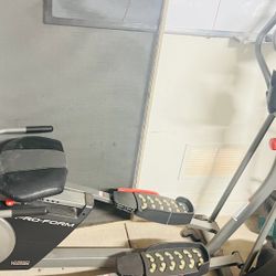 Máquina de ejercicio 2 en 1 – Bicicleta y Elíptica