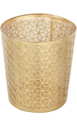 Brand New Golden Trash Bin