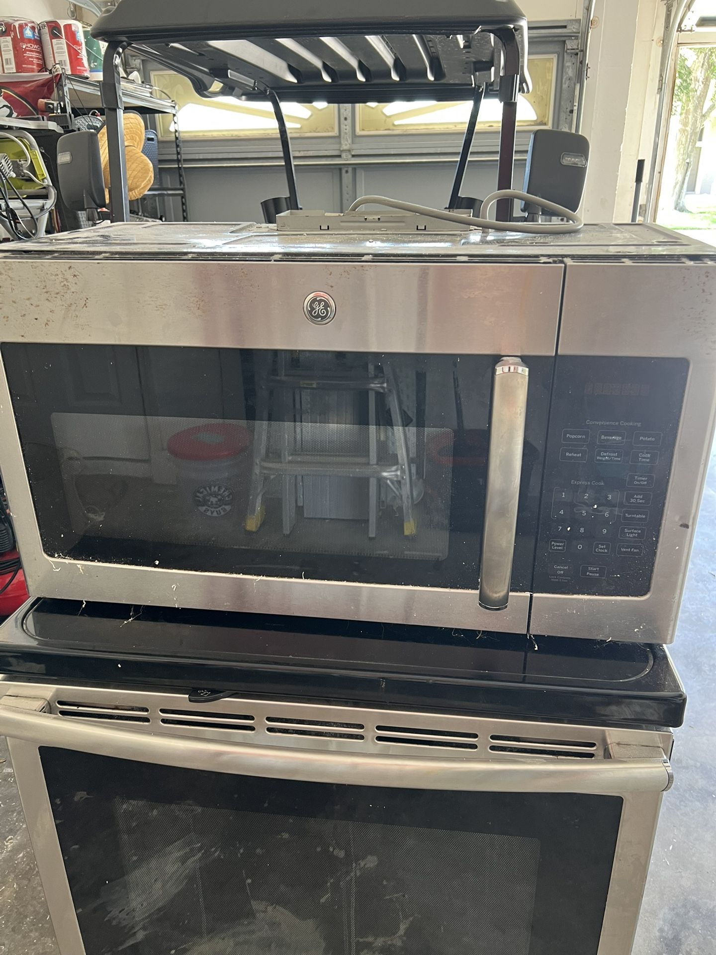 GE Microwave And Stove