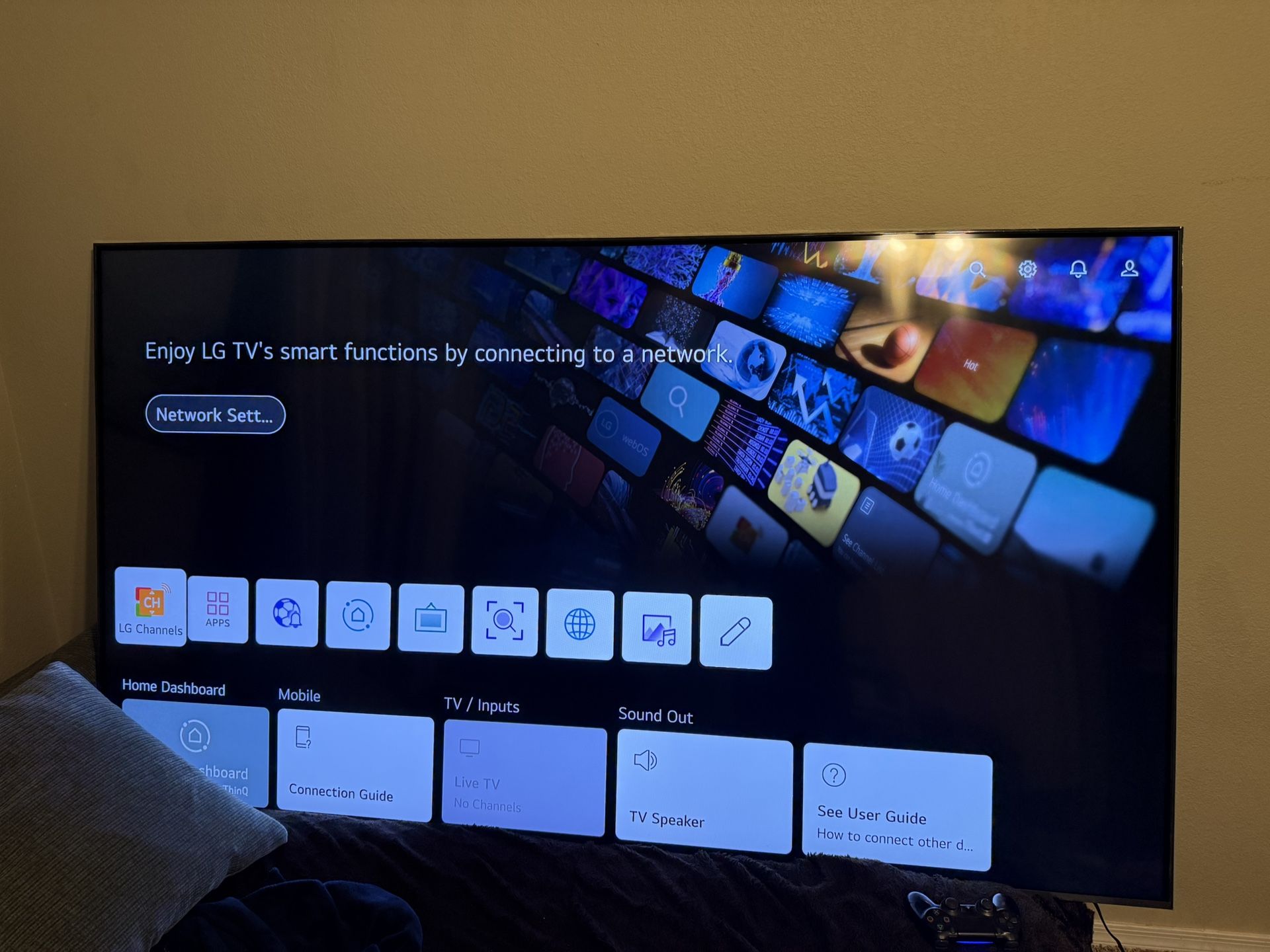 LG 86 inch works great but malfunctions sometimes