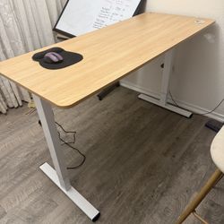 Standing Desk With Chair 