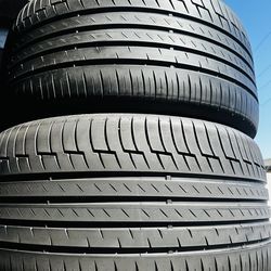 325 40 22 Continental PREMIUM CONTACT6 Tires 325/40/22 Used 325/40R22