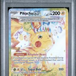 2024 POKEMON SSP EN-SURGING SPARKS #238 PIKACHU EX SPECIAL ILLUSTRATION RARE