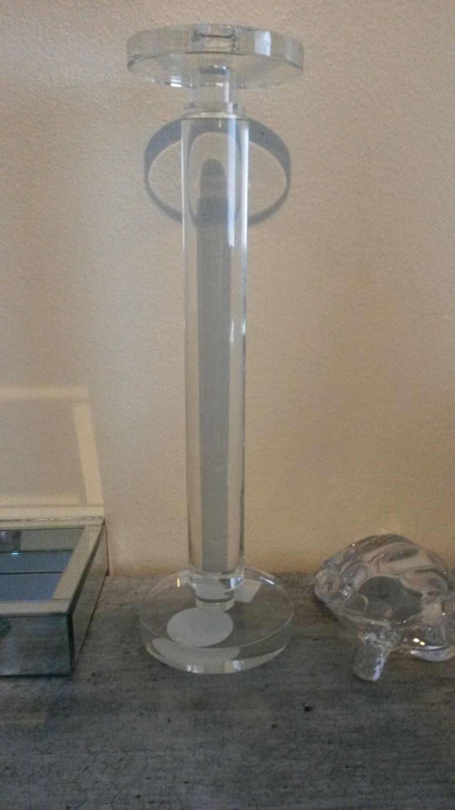 Glass Candle Holder