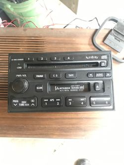 Infinity cd & cassette car stereo