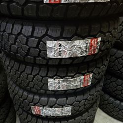 (4) 235/80r17 Summit A/T Tires 235 80 17 Inch AT 10-ply LT E Rated Dually