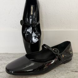 Larroude Mary Jane Flats - Black - Size 7