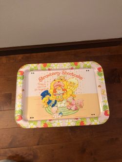Vintage Strawberry Shortcake serving tray.