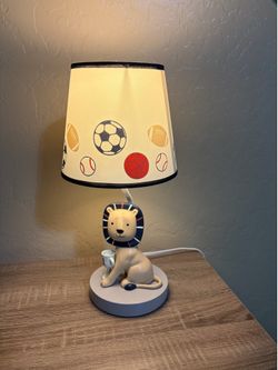 Lion Nursery Lamp