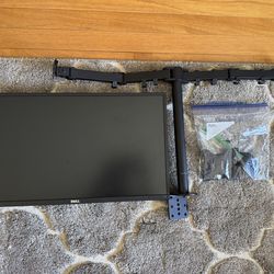 27 inch Dell Monitor + Dual VIVO mount