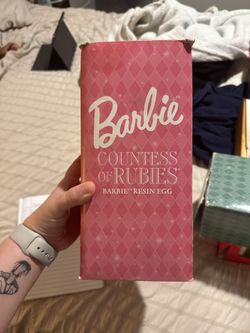  Countess of Rubies Barbie Resin Egg