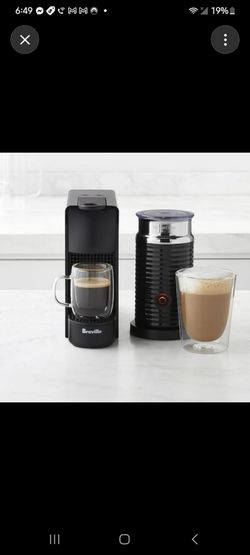 Nespresso Essenza Mini Espresso Machine + Aeroccino3 Milk Frother