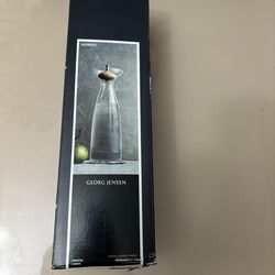 Georg Jensen Alfredo Glass Carafe - BRAND NEW- open box/ $100 value