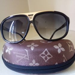 Louis Vuitton Evidence Gold Sunglasses 